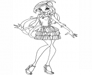 Printable bloom gardenia winx club  coloring pages